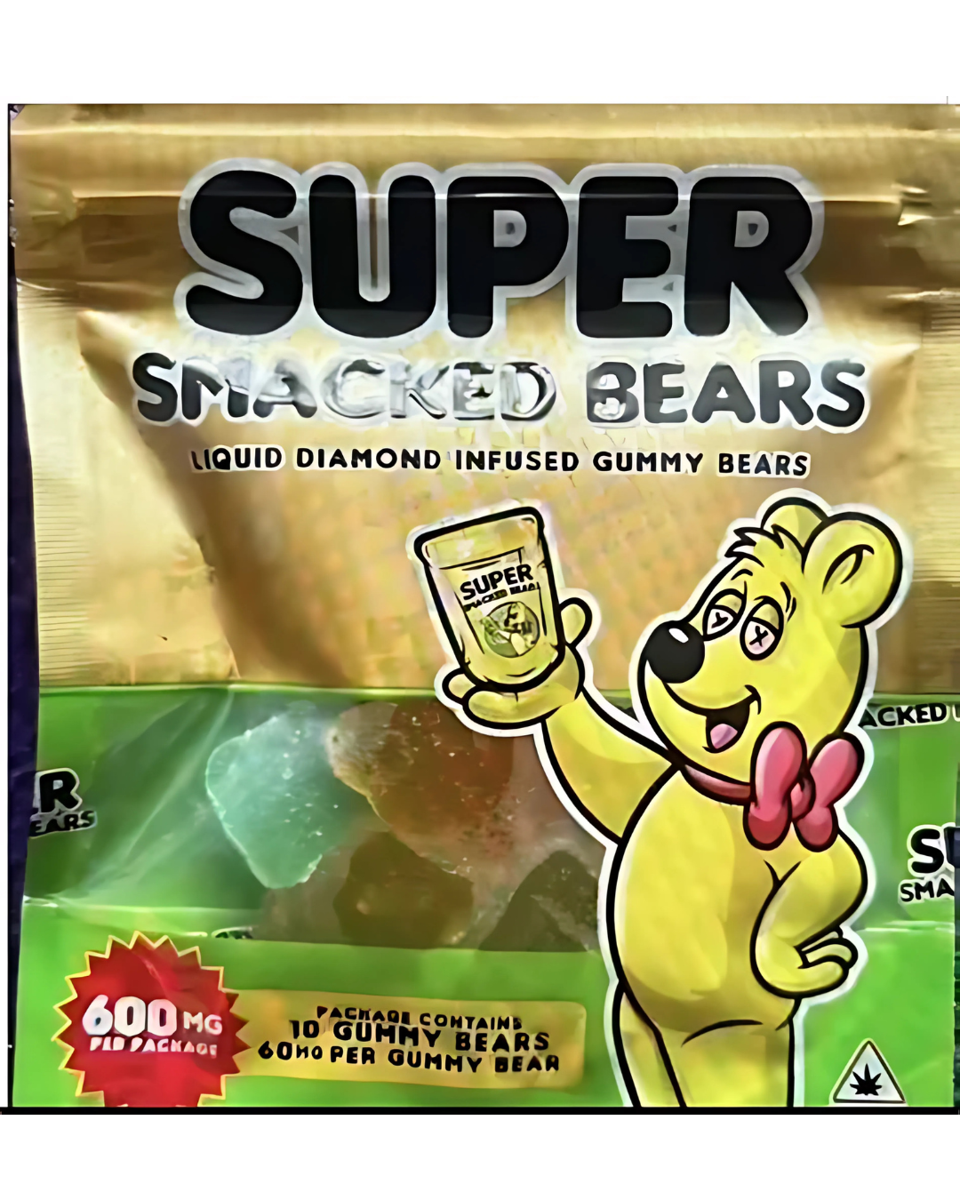 Super Smacked Bears - 600 Mg